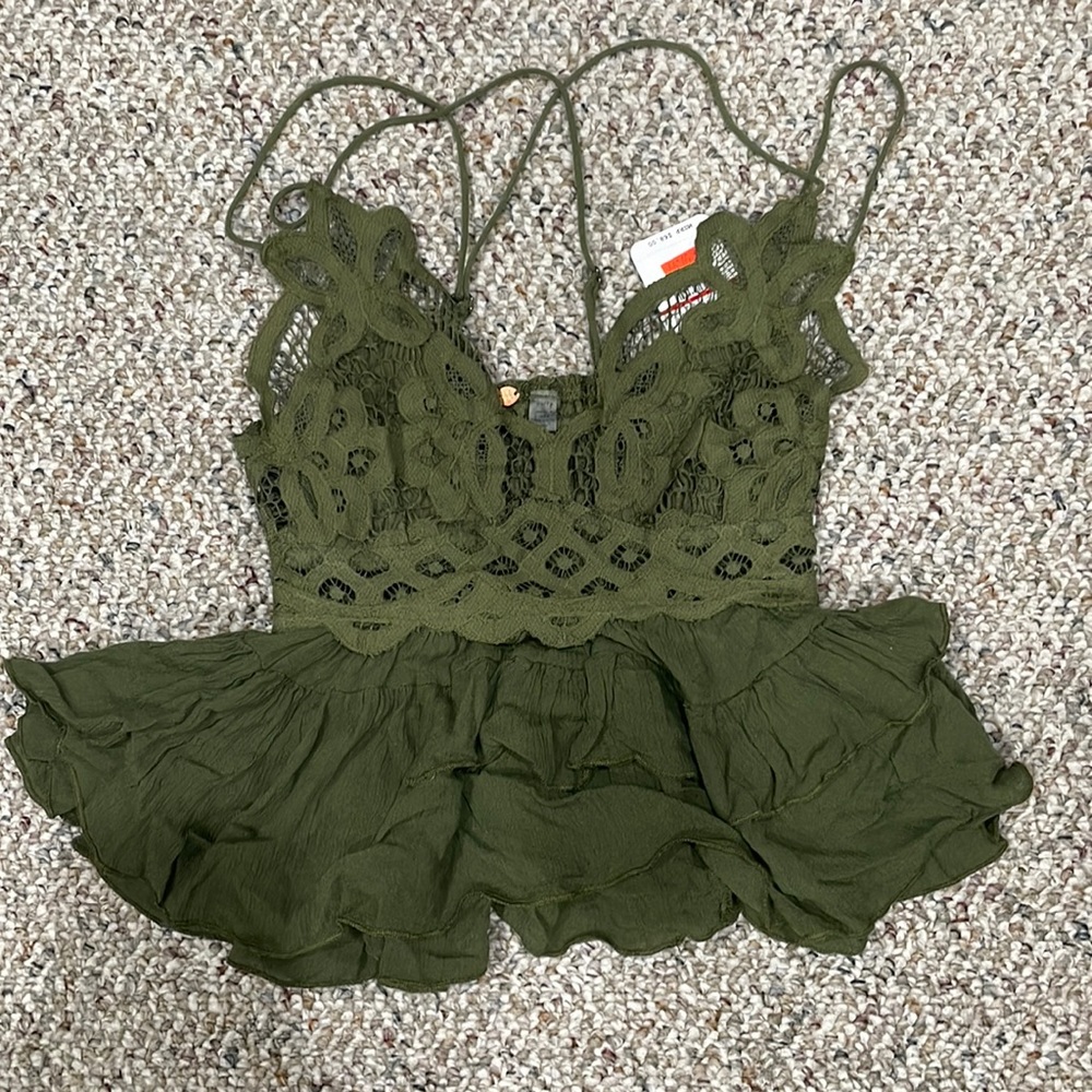 Free People Olive Tank